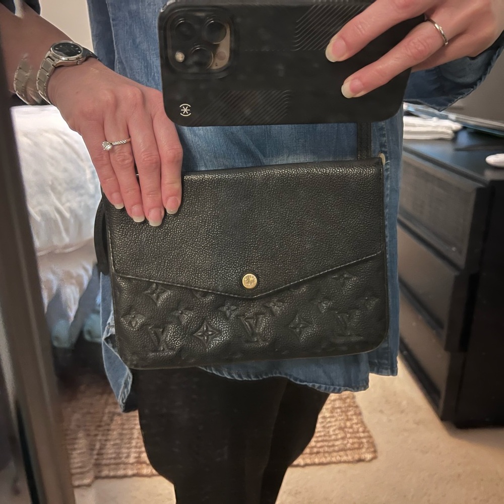 Louis Vuitton Empreinte Monogram Crossbody Black